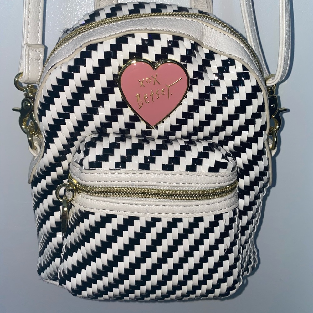 Betsy Johnson Backpack-Style Crossbody Purse